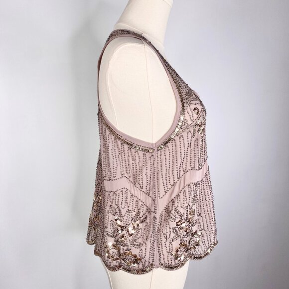 Revamped by Sirens - Grey beaded camisole - Picture 5 of 7